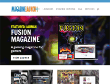 Tablet Screenshot of magazinelaunch.com